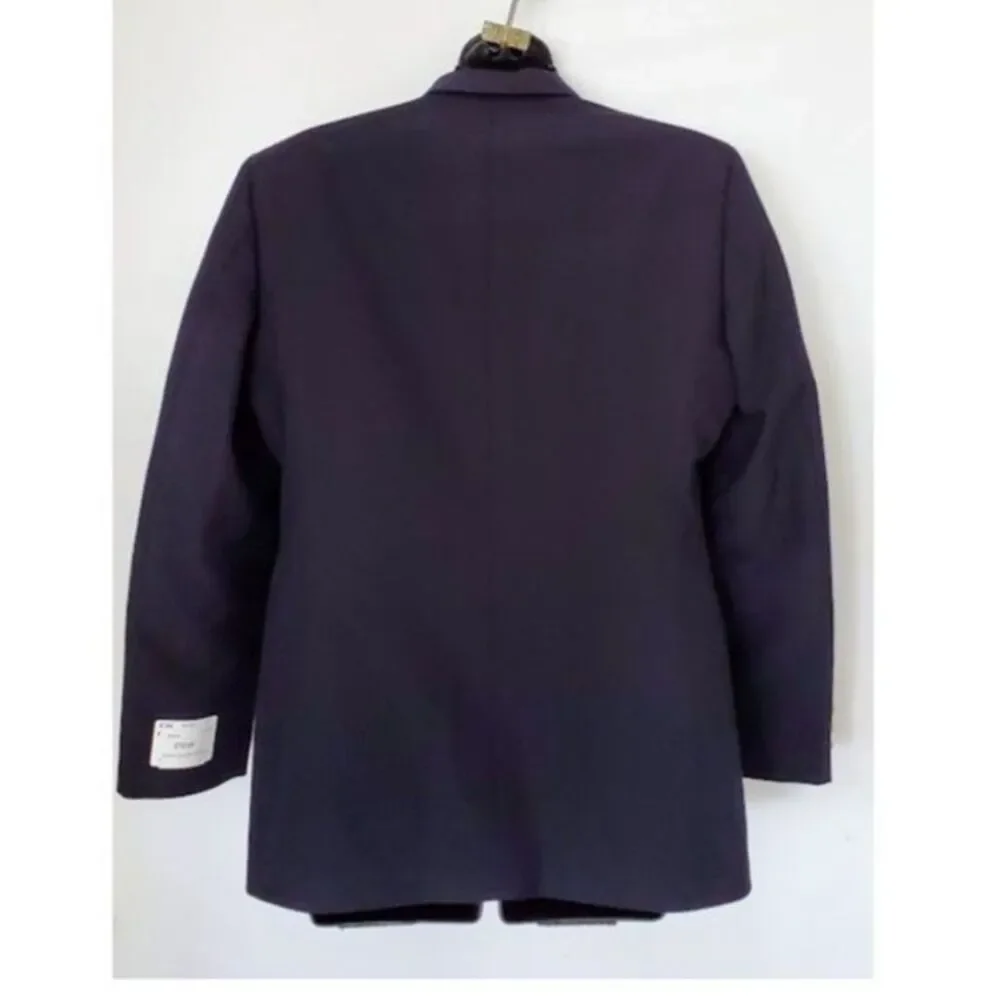 NWT Continental Airlines Uniform Blazer Flight Attendant Navy Blue Sz 4R VNTG - Picture 3 of 11